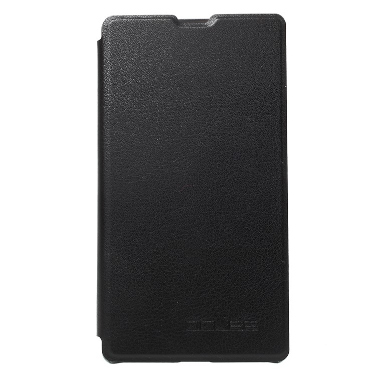 OCUBE Flip Stand Leather Phone Case for Bluboo S1 - Black-2