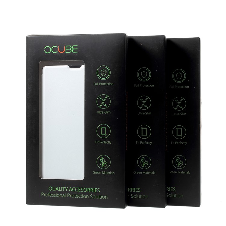 OCUBE Flip Stand Leather Phone Case for Bluboo S1 - Black-6