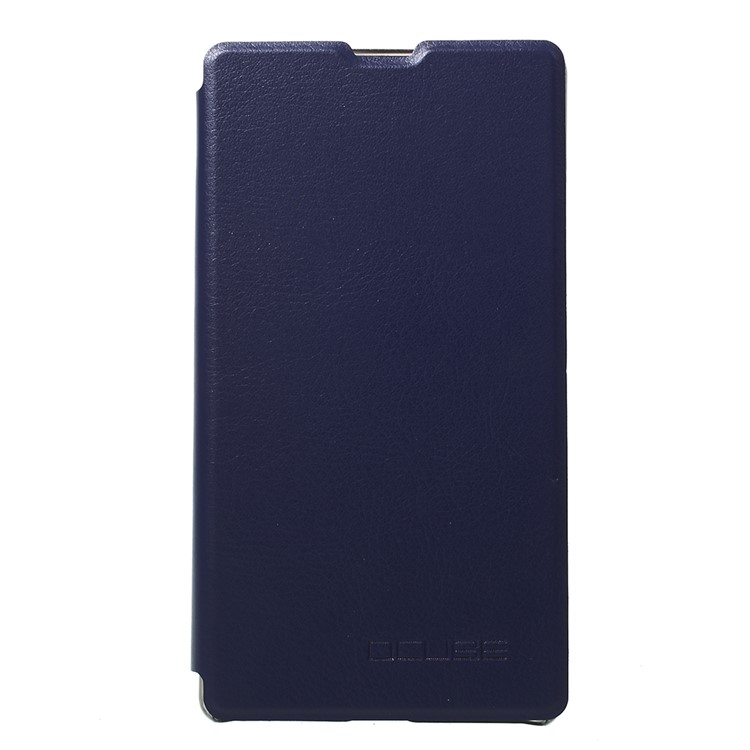 OCUBE Flip Leather Stand Mobile Phone Case for Bluboo S1 - Dark blue-1