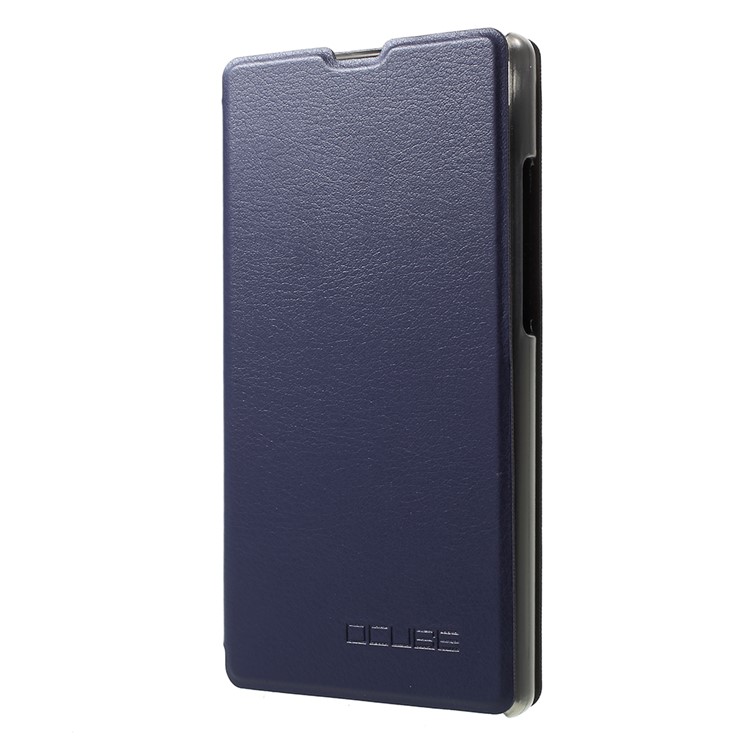 OCUBE Flip Leather Stand Mobile Phone Case for Bluboo S1 - Dark blue-2