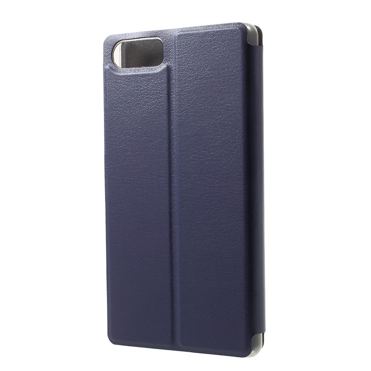 OCUBE Flip Leather Stand Mobile Phone Case for Bluboo S1 - Dark blue-3