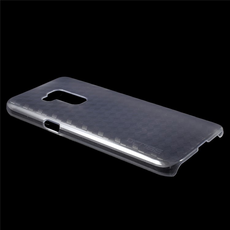 OCUBE Cubic Pattern Hard Phone Cover Case for Bluboo S8 - Transparent-1