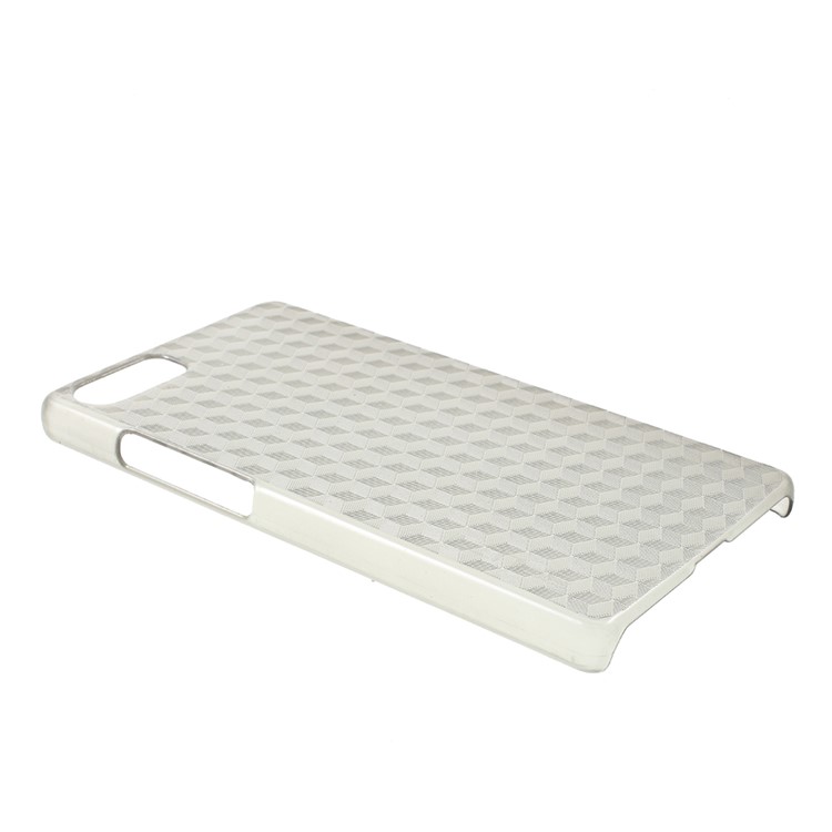 OCUBE Cubic Pattern Hard Plastic Case for Bluboo S1 - Grey-2