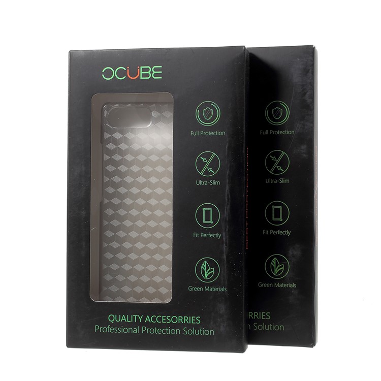 OCUBE Cubic Pattern Hard Plastic Case for Bluboo S1 - Grey-4