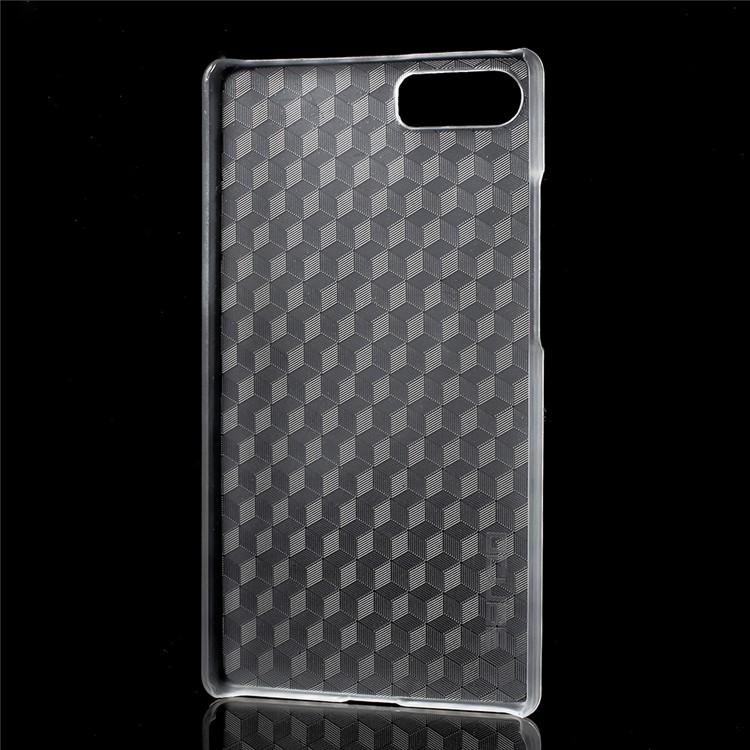 OCUBE Cubic Pattern Hard Mobile Casing for Bluboo S1 - Transparent-2
