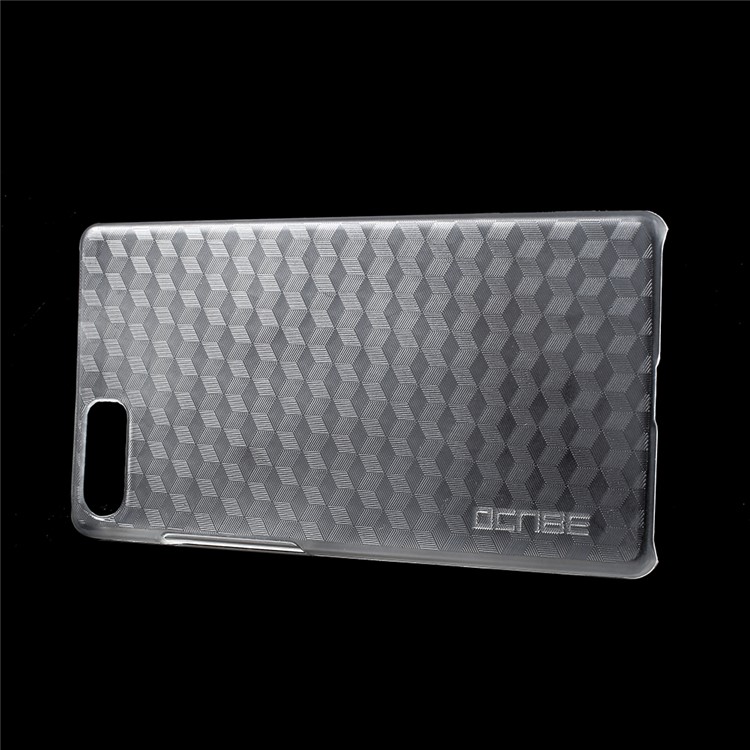 OCUBE Cubic Pattern Hard Mobile Casing for Bluboo S1 - Transparent-3