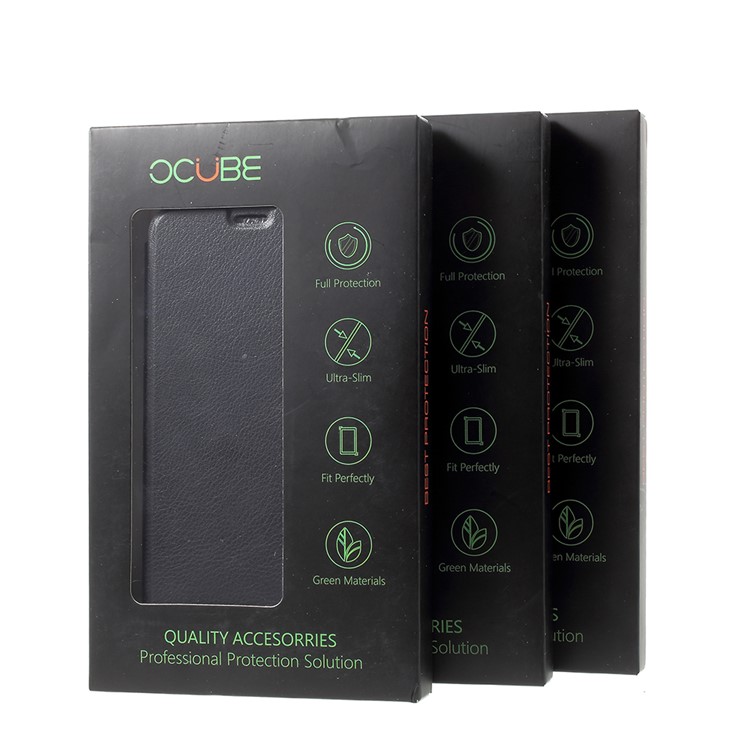 OCUBE PU Leather Stand Phone Case for Bluboo S8 - Black-6