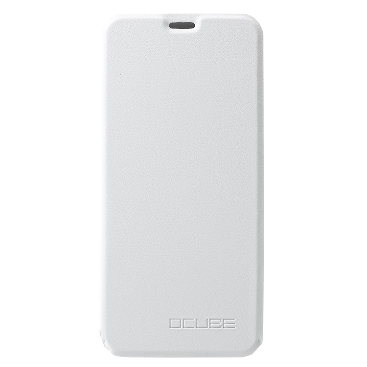 OCUBE PU Leather Stand Phone Cover for Bluboo S8 - White-1
