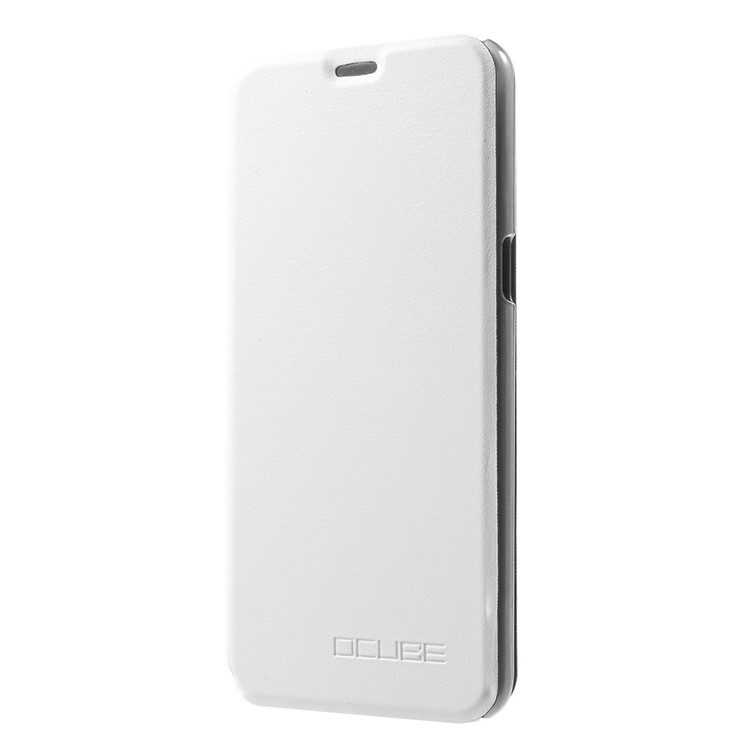 OCUBE PU Leather Stand Phone Cover for Bluboo S8 - White-2
