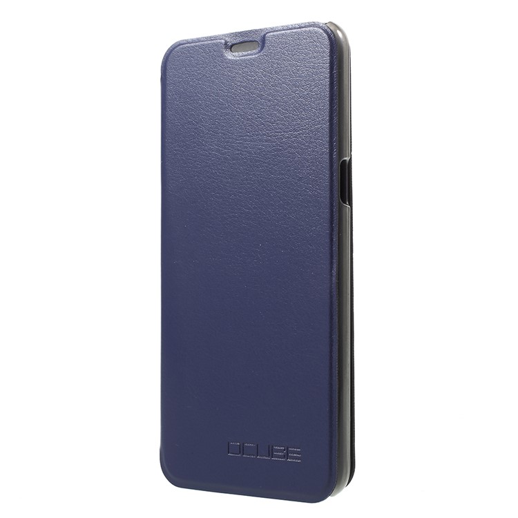OCUBE for Bluboo S8 Flip Leather Stand Mobile Case Cover - Dark Blue-2