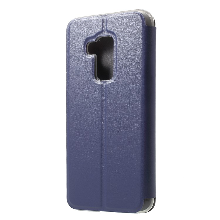 OCUBE for Bluboo S8 Flip Leather Stand Mobile Case Cover - Dark Blue-3