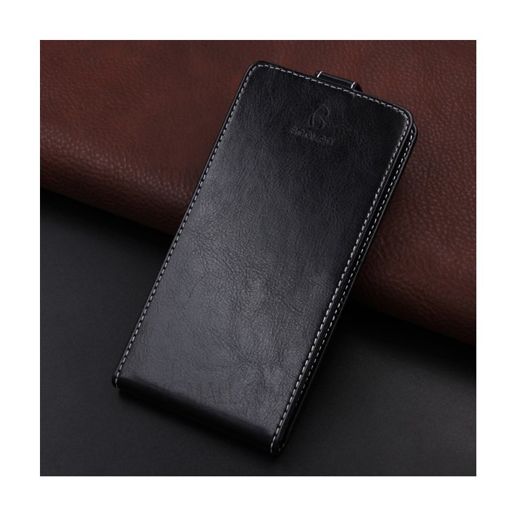 BOGVED for UMI Diamond Card Slot Leather Phone Cover Vertical Flip Design - Black-1