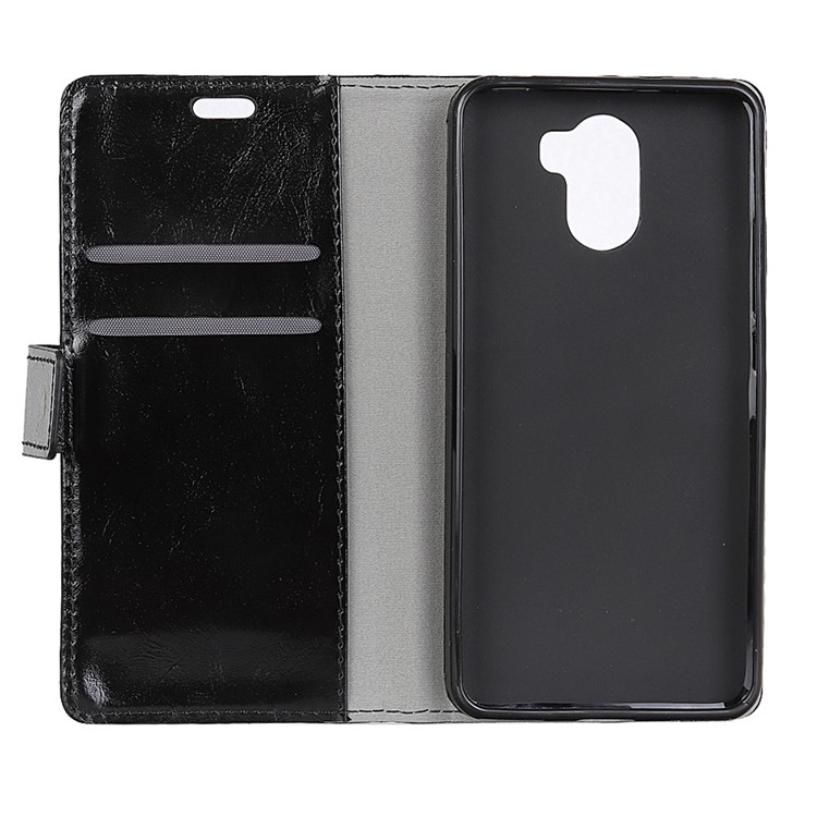 Crazy Horse PU Leather Wallet Magnetic Case for Wileyfox Swift 2 X - Black-5