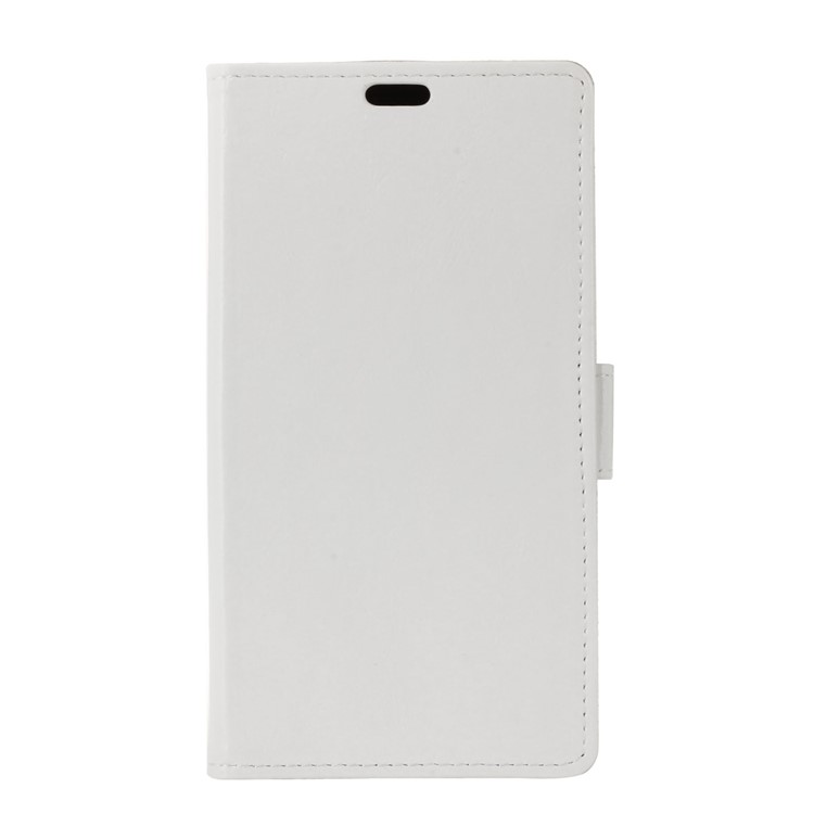 Crazy Horse PU Leather Wallet Flip Cover for Wileyfox Swift 2 X - White-1