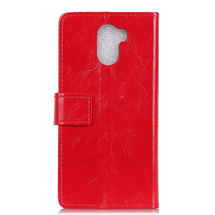 Crazy Horse PU Leather Wallet Protective Case for Wileyfox Swift 2 X - Red-2