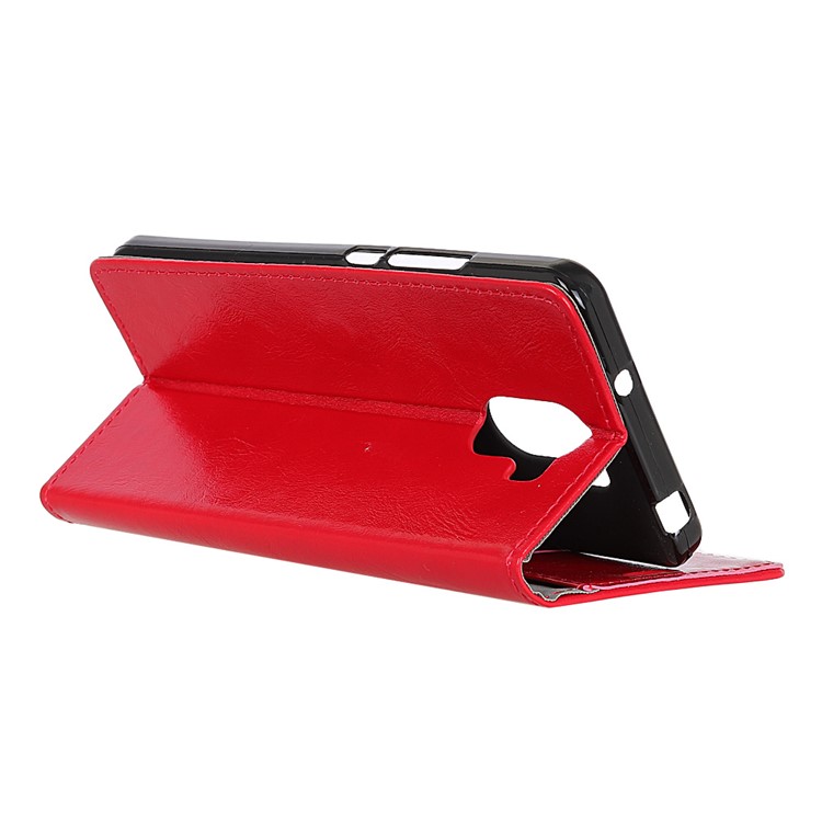 Crazy Horse PU Leather Wallet Protective Case for Wileyfox Swift 2 X - Red-3