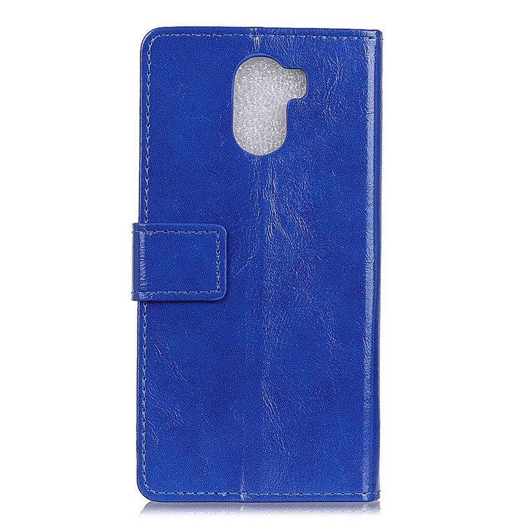 Crazy Horse PU Leather Stand Phone Casing for Wileyfox Swift 2 X - Blue-2