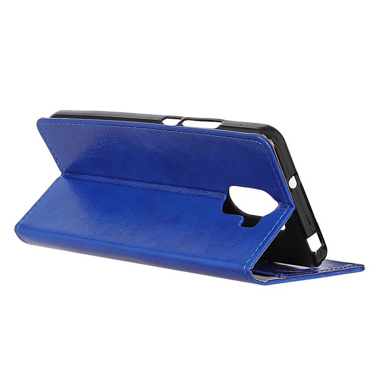 Crazy Horse PU Leather Stand Phone Casing for Wileyfox Swift 2 X - Blue-3