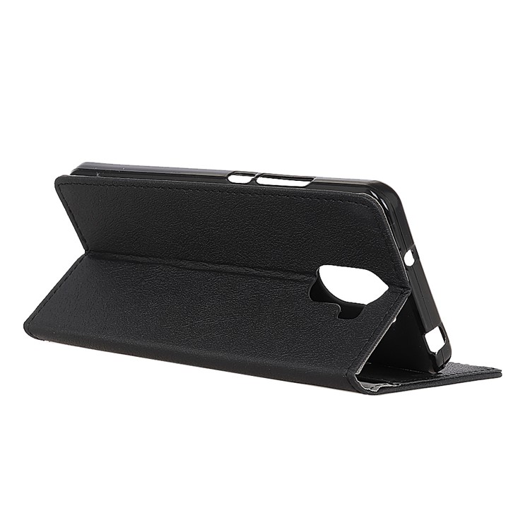 Folio Flip Stand PU Leather Wallet Case for Wileyfox Swift 2 X - Black-3