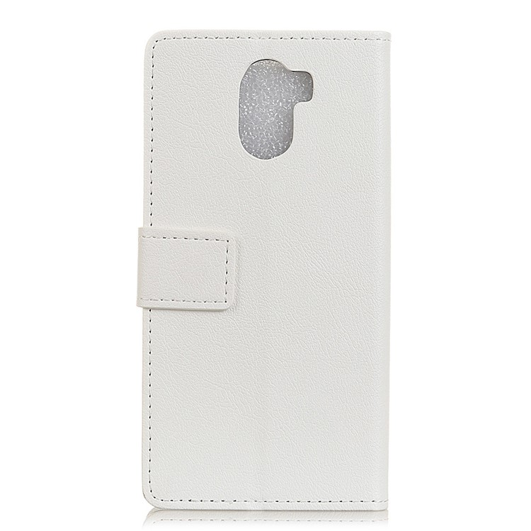 PU Leather Magnetic Wallet Cover with Stand for Wileyfox Swift 2 X - White-2