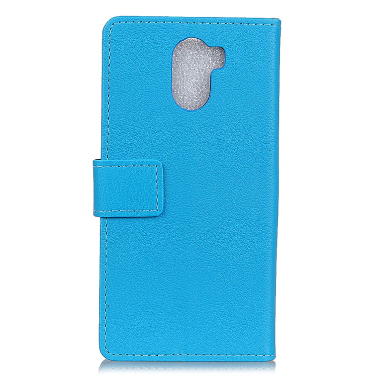 PU Leather Wallet Stand Mobile Phone Cover for Wileyfox Swift 2 X - Blue-2