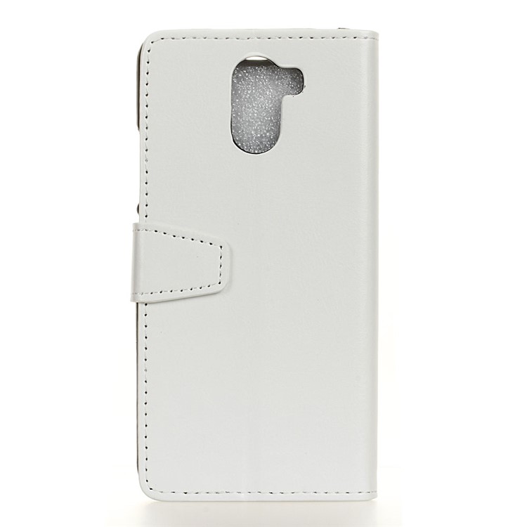 Crazy Horse PU Leather Wallet Flip Stand Cover for Wileyfox Swift 2X - White-2