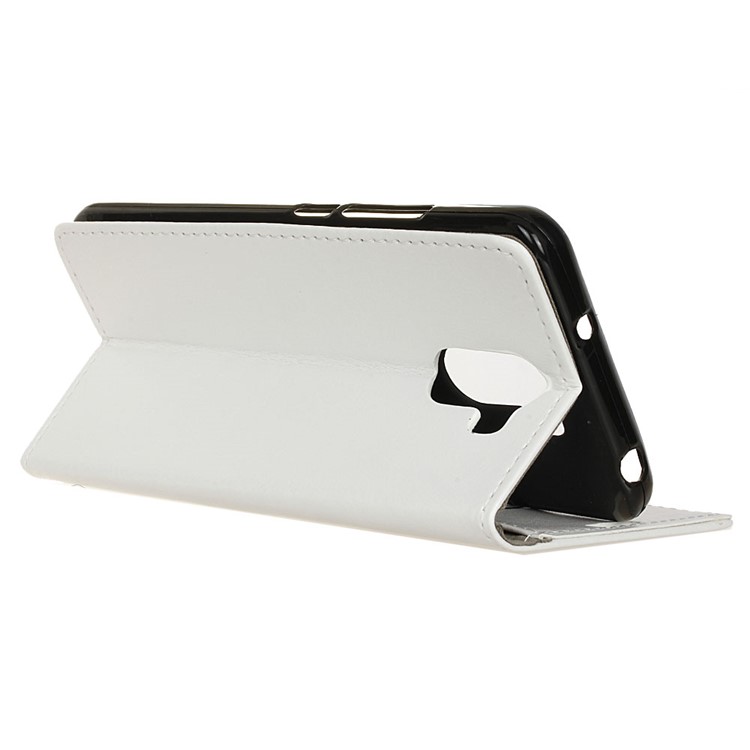 Crazy Horse PU Leather Wallet Flip Stand Cover for Wileyfox Swift 2X - White-5