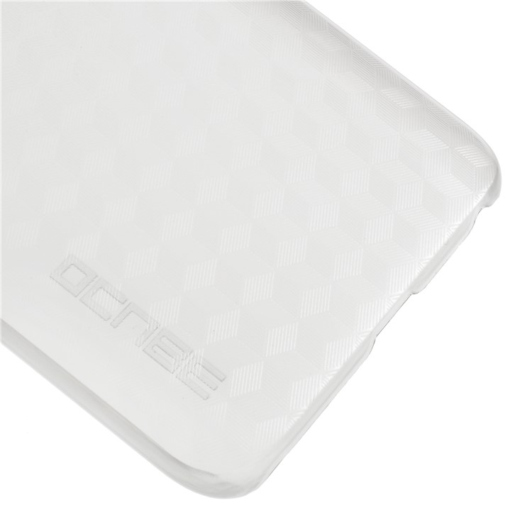 OCUBE Cubic Pattern Hard PC Back Case for Homtom S8 - Grey-5