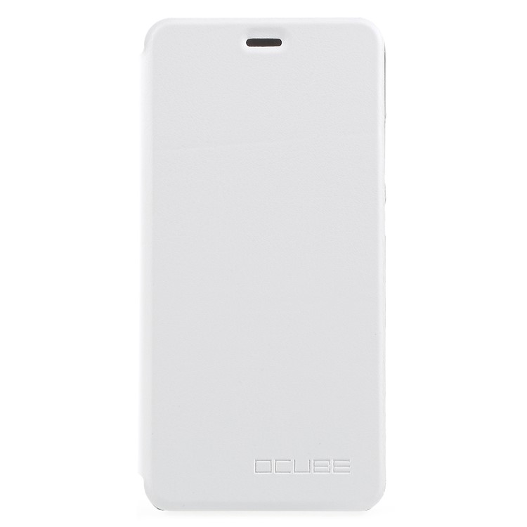 OCUBE Folio Flip Leather Mobile Phone Case with Stand for Blackview S8 - White-1