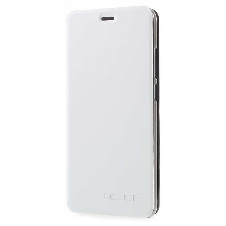 OCUBE Folio Flip Leather Mobile Phone Case with Stand for Blackview S8 - White-2