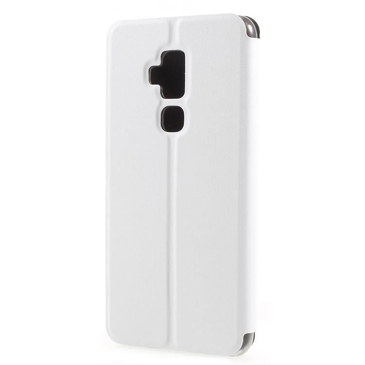 OCUBE Folio Flip Leather Mobile Phone Case with Stand for Blackview S8 - White-3