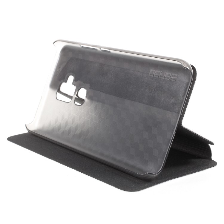 OCUBE Folio Flip Leather Mobile Phone Case with Stand for Blackview S8 - White-4