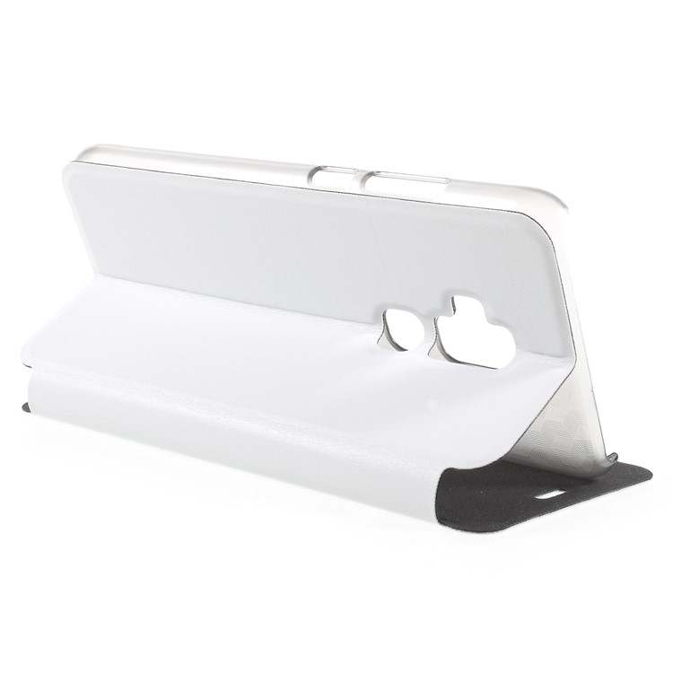 OCUBE Folio Flip Leather Mobile Phone Case with Stand for Blackview S8 - White-5