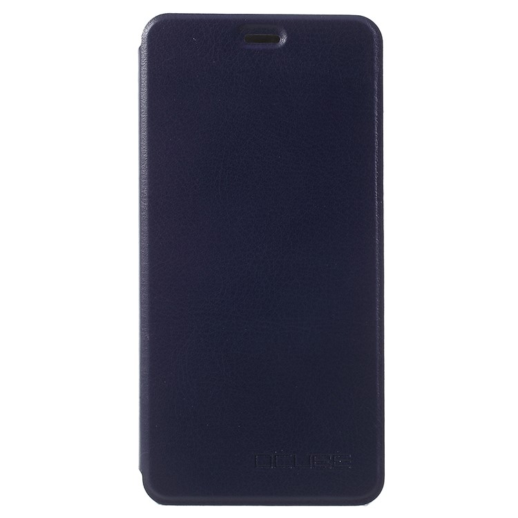 OCUBE Stand Leather Protective Case Shell for Blackview S8 - Dark Blue-1