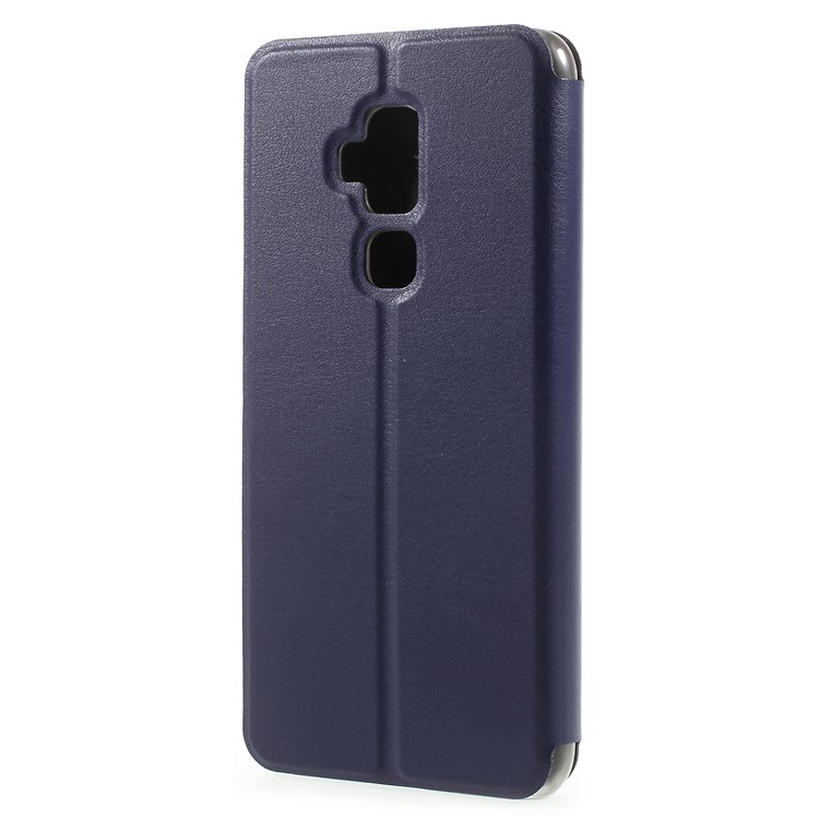 OCUBE Stand Leather Protective Case Shell for Blackview S8 - Dark Blue-3