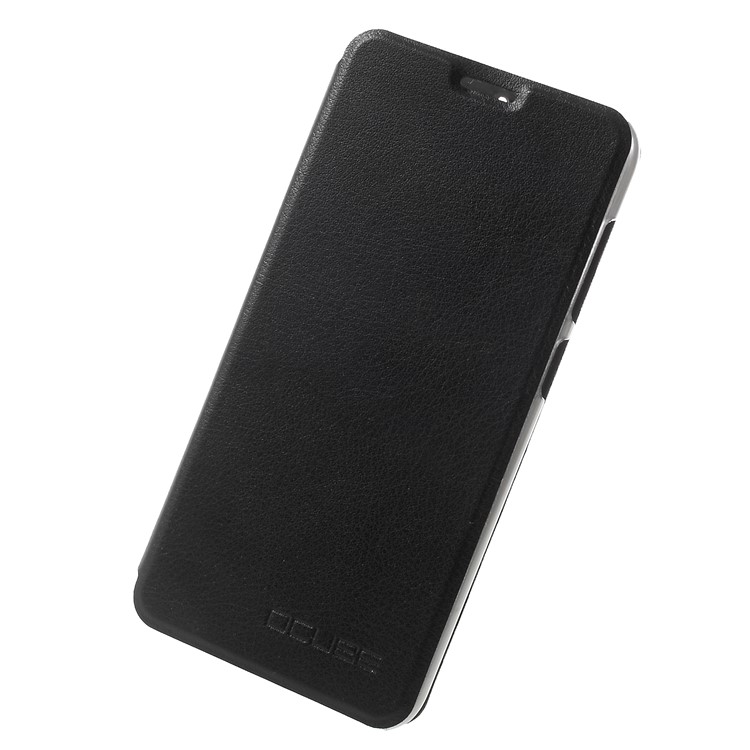 OCUBE PU Leather Folio Flip Stand Case for Homtom S8 - Black-3