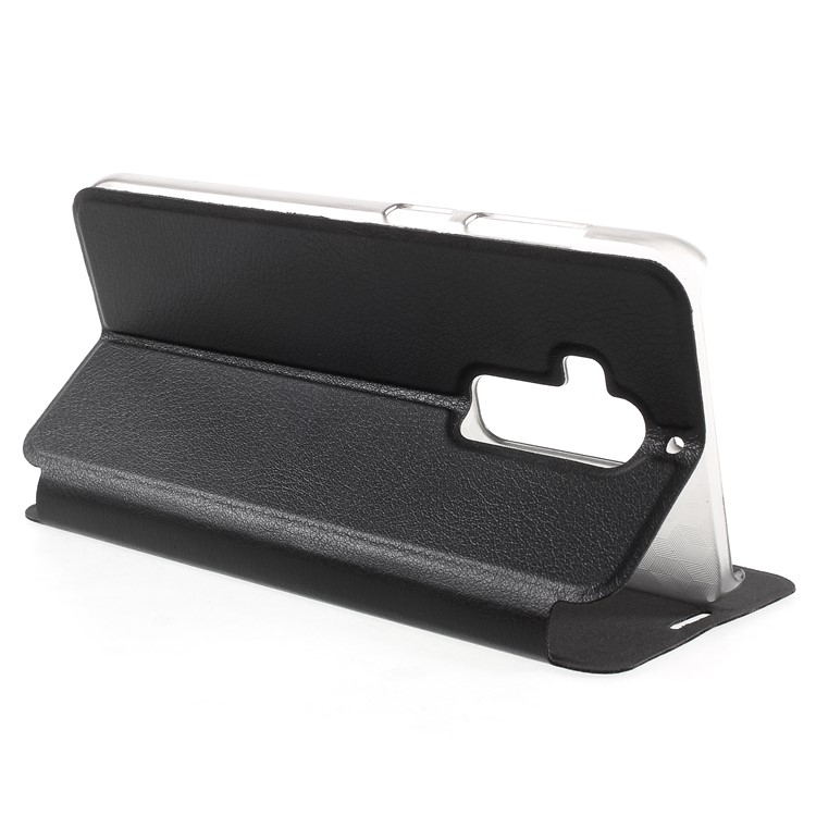 OCUBE PU Leather Folio Flip Stand Case for Homtom S8 - Black-5