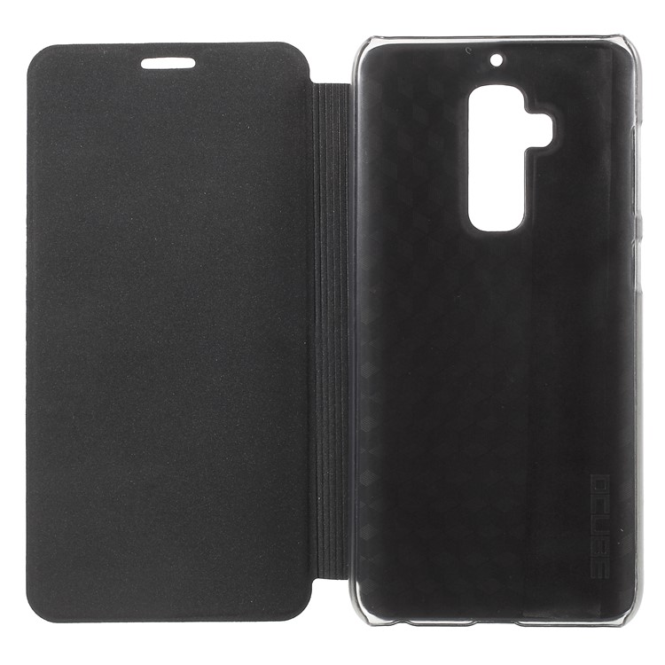 OCUBE PU Leather Folio Flip Stand Case for Homtom S8 - Black-6