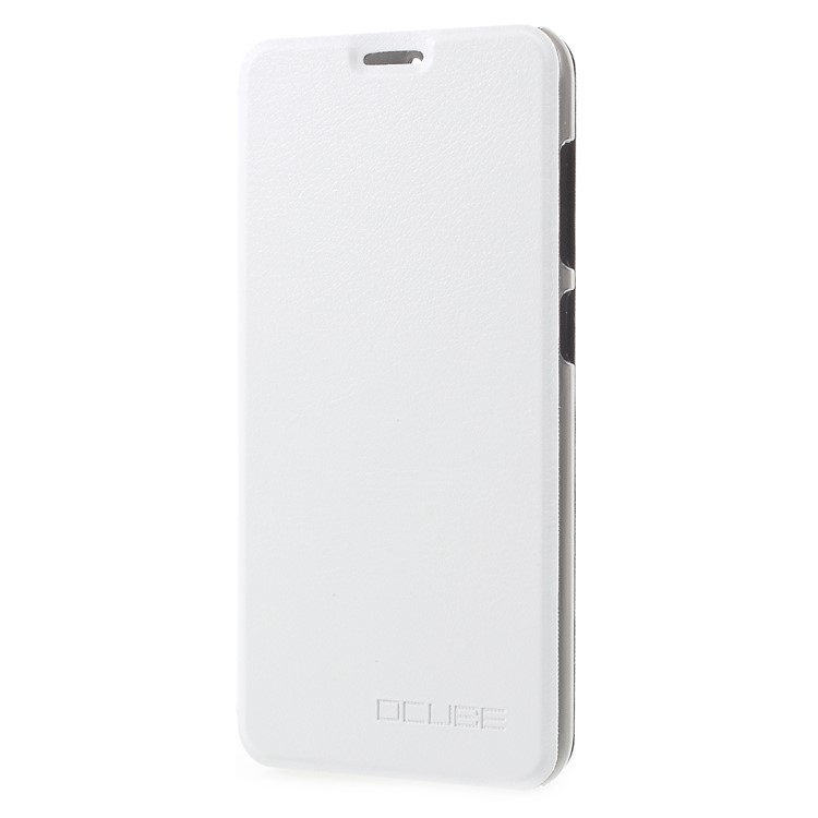 OCUBE PU Leather Protection Mobile Phone Cover with Stand for Homtom S8 - White-2