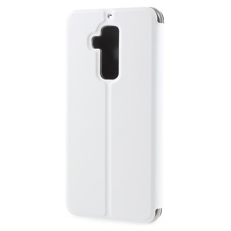 OCUBE PU Leather Protection Mobile Phone Cover with Stand for Homtom S8 - White-3