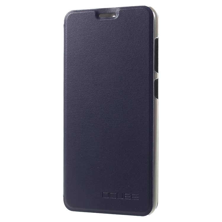 OCUBE Stand Leather Mobile Phone Shell for Homtom S8 - Dark Blue-2