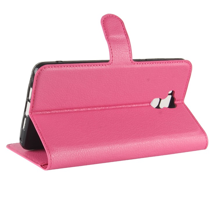 Crazy Horse Magnetic Leather Wallet Case for Oukitel U16 Max - Rose-5