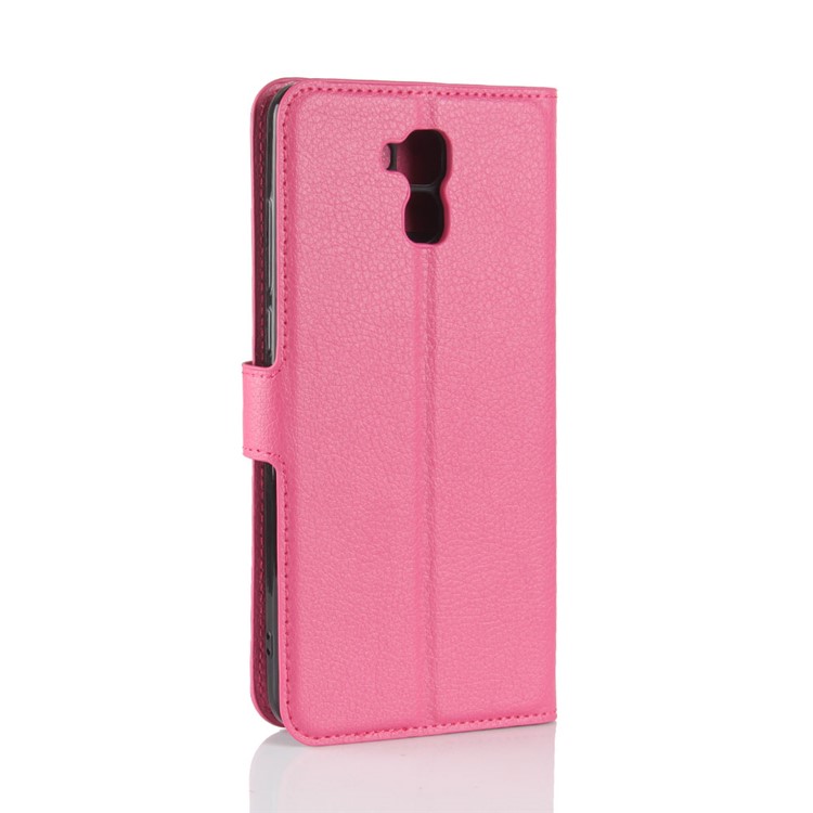 Crazy Horse Magnetic Leather Wallet Case for Oukitel U16 Max - Rose-6