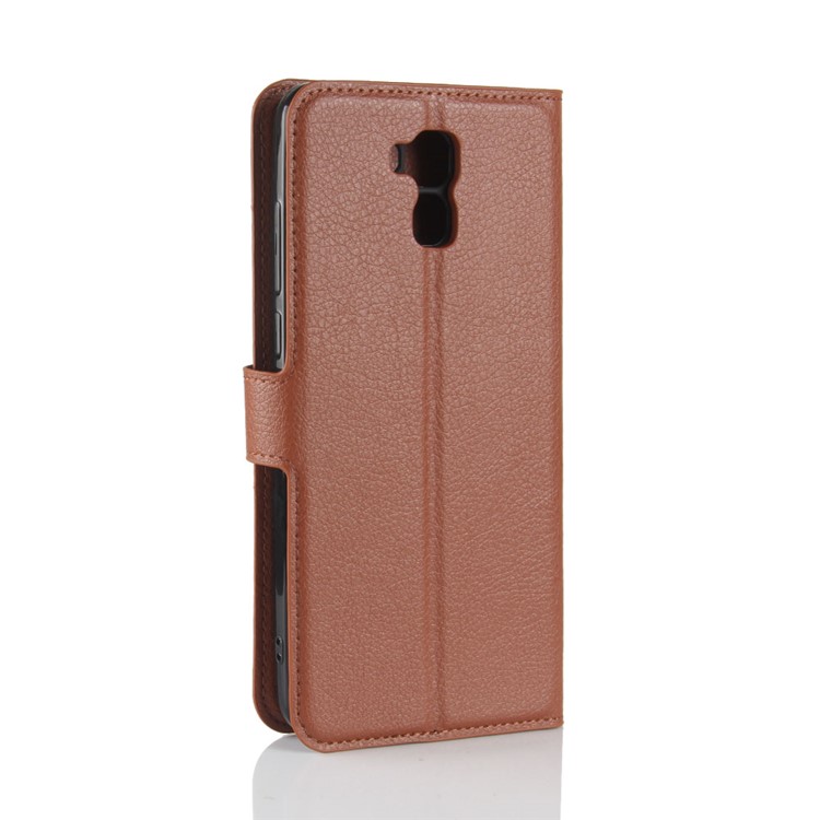 Crazy Horse Magnetic Leather Stand Cover for Oukitel U16 Max - Brown-6