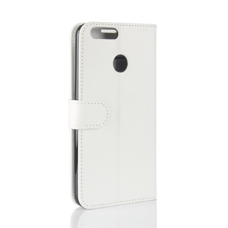Crazy Horse Wallet Leather Stand Cover for Oukitel U22 - White-8
