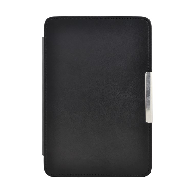 Crazy Horse PU Leather Protective Case for Tolino Shine - Black-2