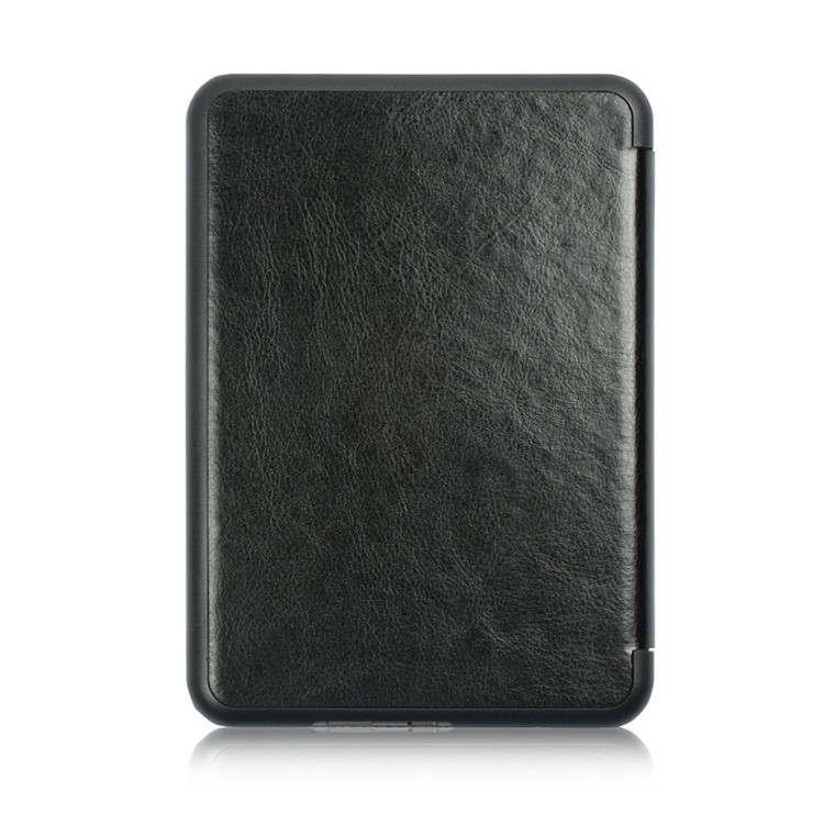 Crazy Horse PU Leather Protection Cover Case for Tolino Vision 4/3/2/1 - Black-2