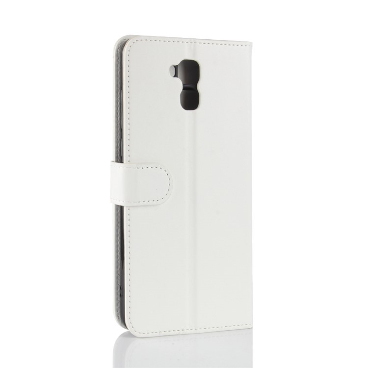 Crazy Horse Texture Wallet Stand Leather Phone Cover for Oukitel U16 Max - White-7