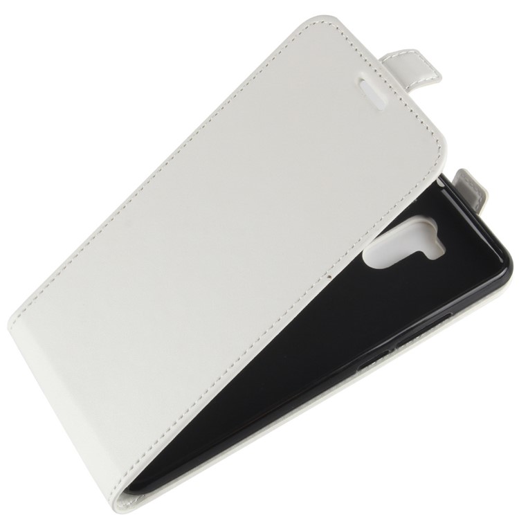 Crazy Horse Vertical Leather Card Holder Cover for Oukitel U15 Pro - White-3