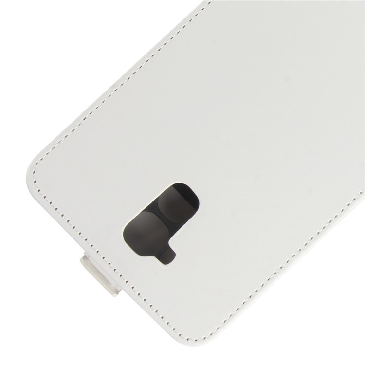 Crazy Horse Texture Vertical Flip Leather Cover with Card Slot for Oukitel U16 Max - White-2